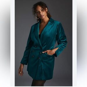 Maeve Velvet Blazer Dress